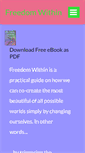 Mobile Screenshot of freedomwithin.org